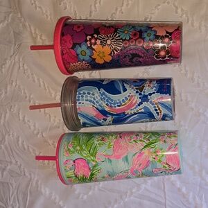 Lilly Pulitzer & Vera Bradley Cold Tumblers